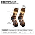 thumbnail image 2 of Rocae Cartoon Cooking Cat for Adult Socks Casual Athletic Stretchy Loose Socks for Women Men Non-Slip Middle Tube Socks, 2 of 6
