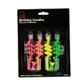 thumbnail image 2 of Chef Craft Classic Swirl Candles, 3.5 inches in Height 4 Piece Set, Red/Orange/Yellow/Green, 2 of 4