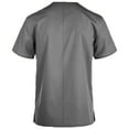 thumbnail image 2 of Panda Uniform by HeedFit Women's V-Neck Scrub Top – Two Patch Pockets, 5XL, Charcoal, 2 of 4