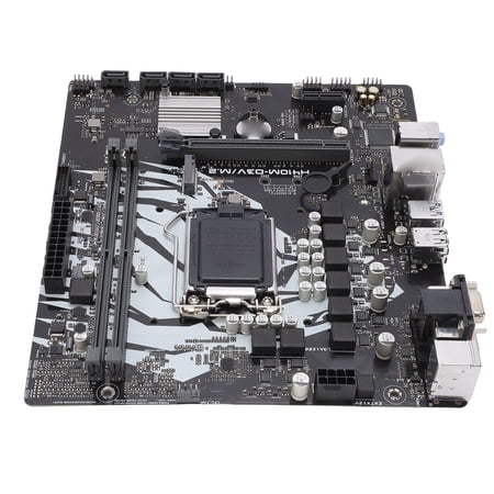 Rupoun M.2 Computer Motherboard for LGA 1200, Dual Channel DDR4 2933/2666MHz, SATA 3.0, USB 3.2, Gigabit LAN, Micro ATX Mainboard for 10th Gen Intel Processors (11.42 in / 29 cm)