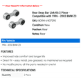 thumbnail image 2 of Rear Sway Bar Link Kit 2 Piece - Compatible with 1996 - 2002 BMW Z3 1997 1998 1999 2000 2001, 2 of 2