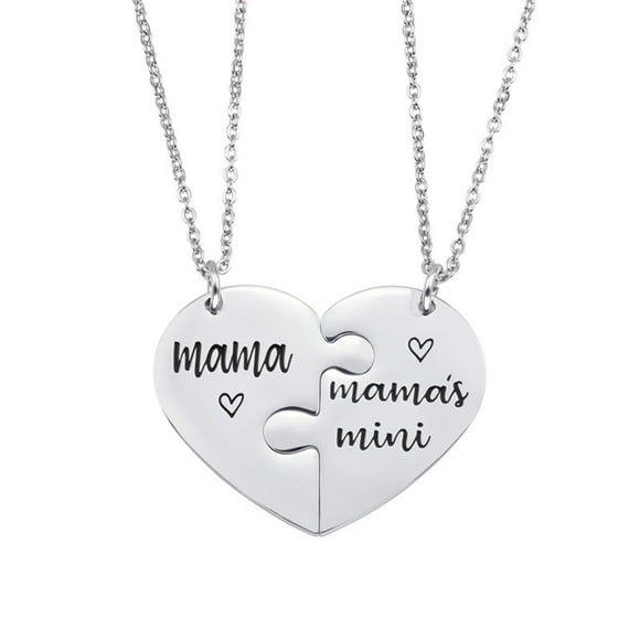 Cadeaux pour Maman 2 Colliers pour l'Anniversaire de Maman Cadeau de la Fille pour la Fille des Mamans Cadeaux de la Fête des Mères pour Maman