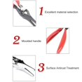 thumbnail image 4 of BJYX Car Fuel Vacuum Line Tube Hose Remover Separator Pliers Angled Type Hose Plier, 4 of 9