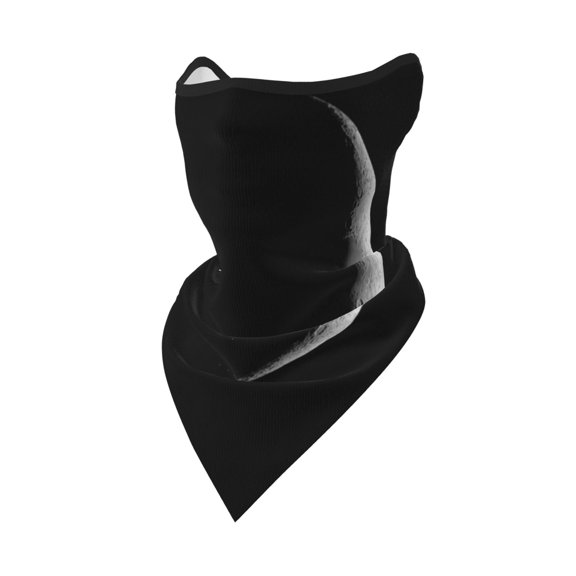 Neck Gaiter Face Mask Covering Bandanas For Men Women Crescent Moon Scarf Balaclava Cover Headbands