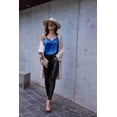 thumbnail image 2 of Ekouaer Women's Satin Camisole Lace Silk Satin Pajama Tank Tops V Neck Soft Spaghetti Strap Loose Sleepwear, 2 of 5
