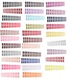thumbnail image 3 of 1 Set Glue on Nails Medium Length Files Stick Beauty Tool Toe Files Full Cover Wraps Art Decals Artificial Beauty Tool Manicure Kit Decorations 13, 3 of 6