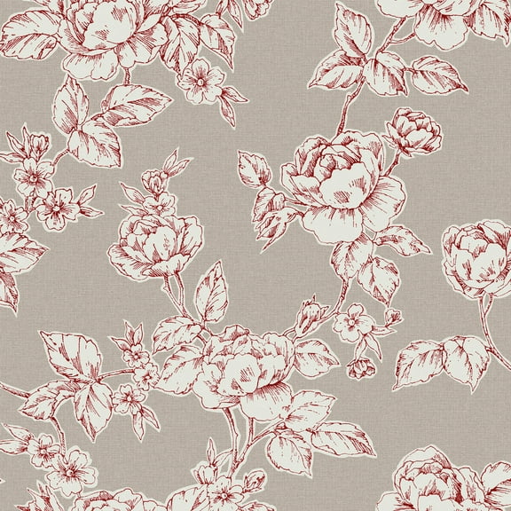 Laura Ashley Pollington Roses Dark Dove Grey Wallpaper
