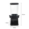 thumbnail image 6 of Walbest Large Capacity Cereal Dispenser, Dust-proof Candy Dispenser, Big Dry Food Cereal Container, Not Easy to crush Food, Can Hold Cereal, Small Snack, for Home Office Hotel Commercial Bar (5500ml), 6 of 7