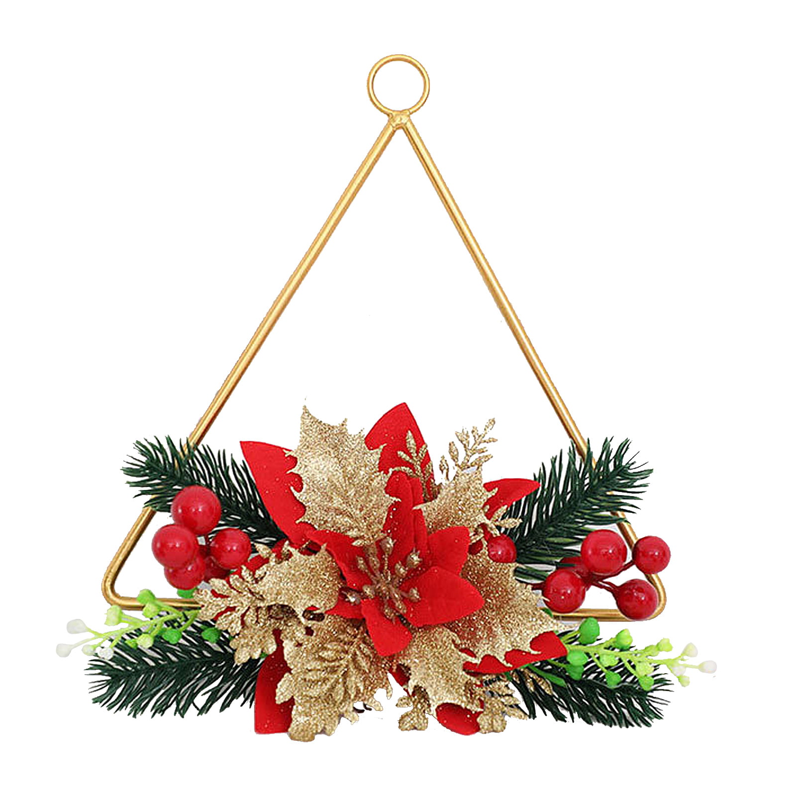 Details about   Christmas Tree Wreath Wall Hanging Garland Window Door Ornament Xmas Party Decor 
