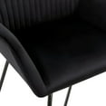 thumbnail image 4 of vidaXL Dining Chairs 2 pcs Black Velvet, 4 of 6