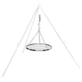 thumbnail image 3 of Hanging Grill Grate for Cooking Tripod, Outdoor Campfire Barbeque Cook Stand, Steel, 19.7 inch Diameter, 3 of 3