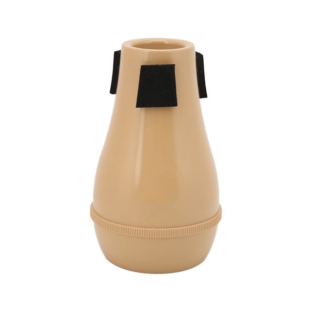 Practice Mute, Lightweight Compact Trumpet Mute Durable ABS Long Lasting For Indoor For Outdoor Gold,Silver,Dark Red,Black,Wood