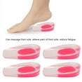 thumbnail image 1 of Almohadilla 2 Pares Suave Universal Mujer Silicona Talón Cojín Masaje Pie Dolor Alivio Zapato Plantilla, 1 of 7