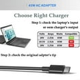 thumbnail image 3 of 45W USB-C Type C Charger AC Adapter for Acer Chromebook Spin 15 13 11 315 713 715 311 314 R13 CB315 CP311 C933 CB5-312 R721 Tab 10 SF713 N15Q13 Asus Chromebook Spin 11 13 R13 14 15 311 314 511 512, 3 of 7