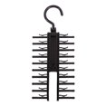 thumbnail image 1 of Tie Rack Hanging 20 Slot Rotatable Replacement Home Closet Wardrobe Scarf Belt Headband Necktie Holder Organizer Hanger, 1 of 7
