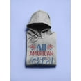 thumbnail image 3 of All 'merican Girl Hoodie Women -Image by Shutterstock, Female XX-Large, 3 of 4
