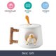 thumbnail image 5 of Taza de café de cerámica, taza con patrón de animal Shiba Inu 3D, mango de diseño de madera interesante y cuchara a juego, muy adecuada para regalos, 420 ml., 5 of 5