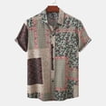 thumbnail image 1 of COM1950s Shorts pour Hommes, Chemises pour Hommes, Chemise Blouse Décontractée pour Hommes à Imprimé avec Col Rabattu et Boutons à Manches Courtes, Chemises Décontractées pour Hommes, Shorts Courts pour Hommes, Shorts Décontractés pour Hommes, Chemises Décontractées pour Hommes, 1 of 6