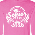 thumbnail image 3 of Inktastic Senior Class of 2026 in White with Graduation Cap Long Sleeve T-Shirt, 3 of 4