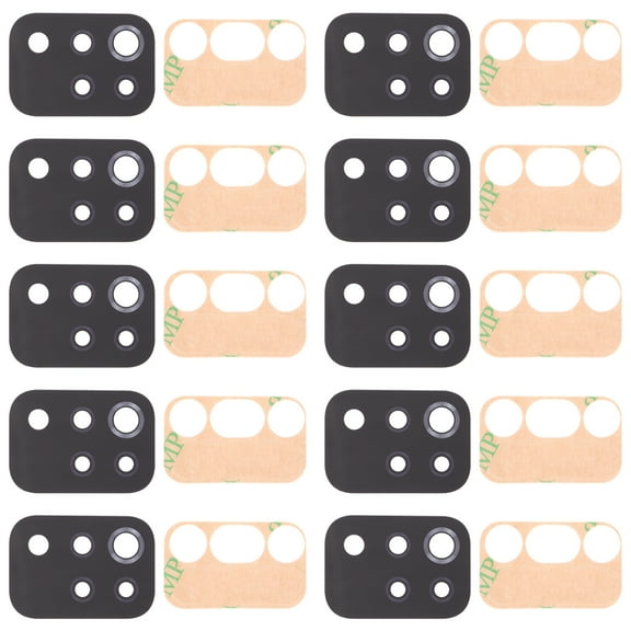Cellphone Repair Parts 10 PCS Back Camera Lens for LG K42 / K52 LMK420 LMK420H LMK420E LMK420Y