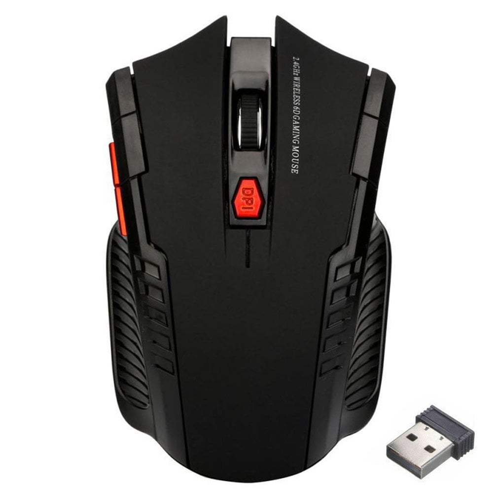 2.4GHz Universal USB Wireless Adjustable 2400DPI Backlit Gaming Game Mouse Mice 