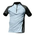 thumbnail image 4 of GHSOHS Men's Sports T-shirts Half Zip Short Sleeve Running Gym Wear Sports Tee Shirt Mens Clearance Tops Quick Dry Summer T-shirt Tops XXL, 4 of 4