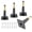 Black Gold, variant on 4pcs 8 Inch Furniture Legs, Straight Conical Metal Legs Chrome Mid-Century Style Furniture Feet for Sofa Cabinet Table Chair Cupboard Couch Ottoman Home DIY Projects