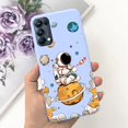 thumbnail image 1 of For OPPO Reno5 Pro 5G 4G Reno5 Phone Case Reno 5 5Pro CPH2201 CPH2145 Cute Cat Cartoon Candy Color Soft Silicone TPU Back Cover 19 Reno5 4G, 1 of 6