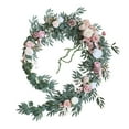thumbnail image 3 of 270cm Artificial Floral Swag Decorative Swag Wedding Flowers Garlands Backdrop Decor Wedding Welcome Floral for Party Farmhouse Welcome Sign, 3 of 8
