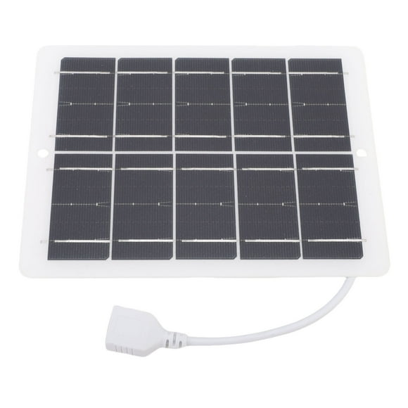 Solar Panel, Transparent Protective Film Solar Panel Charger for Hiking
