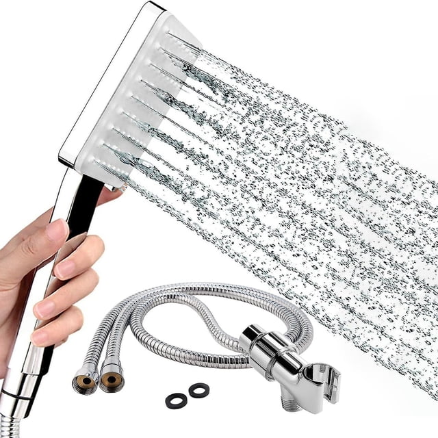 Duschkopf Regendusche Wassersparend Druckerhhend, Yeaupe Duschbrause Regendusche Mit 6 Strahlarten, Handbrause Regendusche Gro Hochdruck Duschkopf (1,
