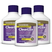 GoodSense Polyethylene Glycol 3350 Powder for Solution, Osmotic Laxative, Softens Stool, Relieves Occasional Constipation, 17.9 Ounce (Pack of 3)