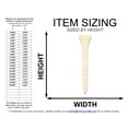 thumbnail image 2 of Unfinished Wood Golf Tee Shape 14" / 1/8", 2 of 3
