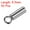 Silver Tone 1.5mm, variant on REGALWOVEN Cord End Cap Stainless Steel Barrel End Caps for DIY Bracelets Necklaces Tassels Silver Tone 1.5mm
