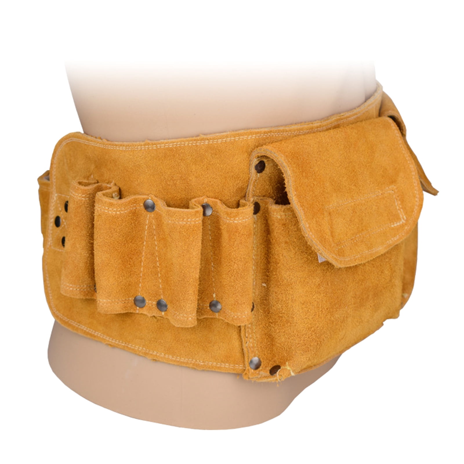 MOMOJIA Tool Bag Wear-resistant Leather Multifunction Electrician Toolkit Hand Tool Bag