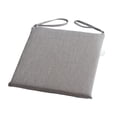 thumbnail image 1 of Bearachild Cojín para silla, cojines para asiento, esterilla de lino para atar, 40x40cm, cuadrado, de viaje, moderno, extraíble para jardín, hogar, Decoración del hogar Gris 40*40 Bearachild HA084098-02, 1 of 6