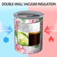 thumbnail image 2 of 12oz Coffee Tumblers Pioneer Flower Stainless Steel Vacuum Insulated Travel Tumbler Coffee Cups Mug with Lid and Straw with Cleaning Brush for Cold & Hot Drinks, 2 of 5