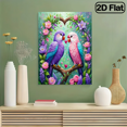thumbnail image 6 of 500 pieces of vertical paper jigsaw puzzle - two lovebirds, size 15*20.5 inches., 6 of 10
