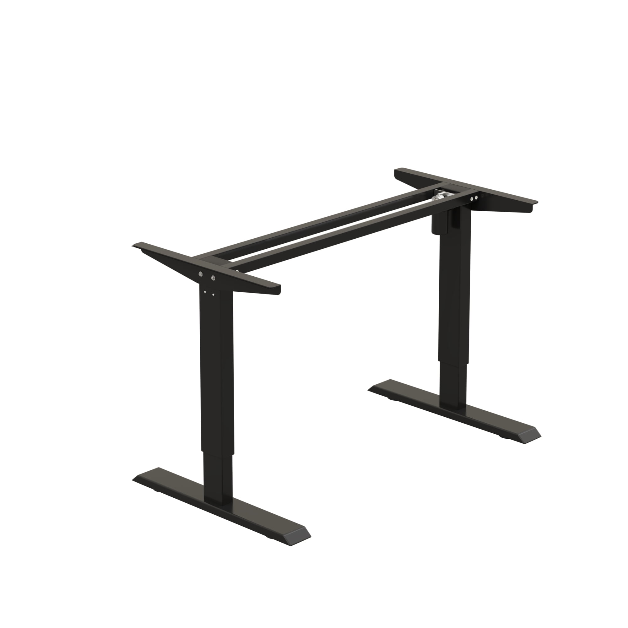 MXTARK Electric Standing Desk,Height Adjustable Computer Desk Sit Stand Desk, L-Shaped,Black Finish,59"