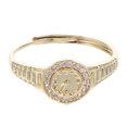 thumbnail image 1 of unbranded Anillo Vintage Dorado Ajustable Con Movimiento De Para Mujer, 1 of 7