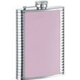 thumbnail image 1 of Visol Flacon de Liqueur en Cuir Rose Modèle - 8 Onces, 1 of 1