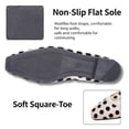 thumbnail image 5 of CHICVOMEY Womens Polka Dot Mesh Mary Jane Flats Square Toe Crisscross Ankle Strap Ballet Shoes Sheer Breathable Slip On Flat Sandals for Summer Party Daily Wear, 5 of 8