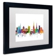 thumbnail image 3 of Trademark Fine Art 'Coventry England Skyline' Canvas Art by Michael Tompsett, White Matte, Black Frame, 3 of 5