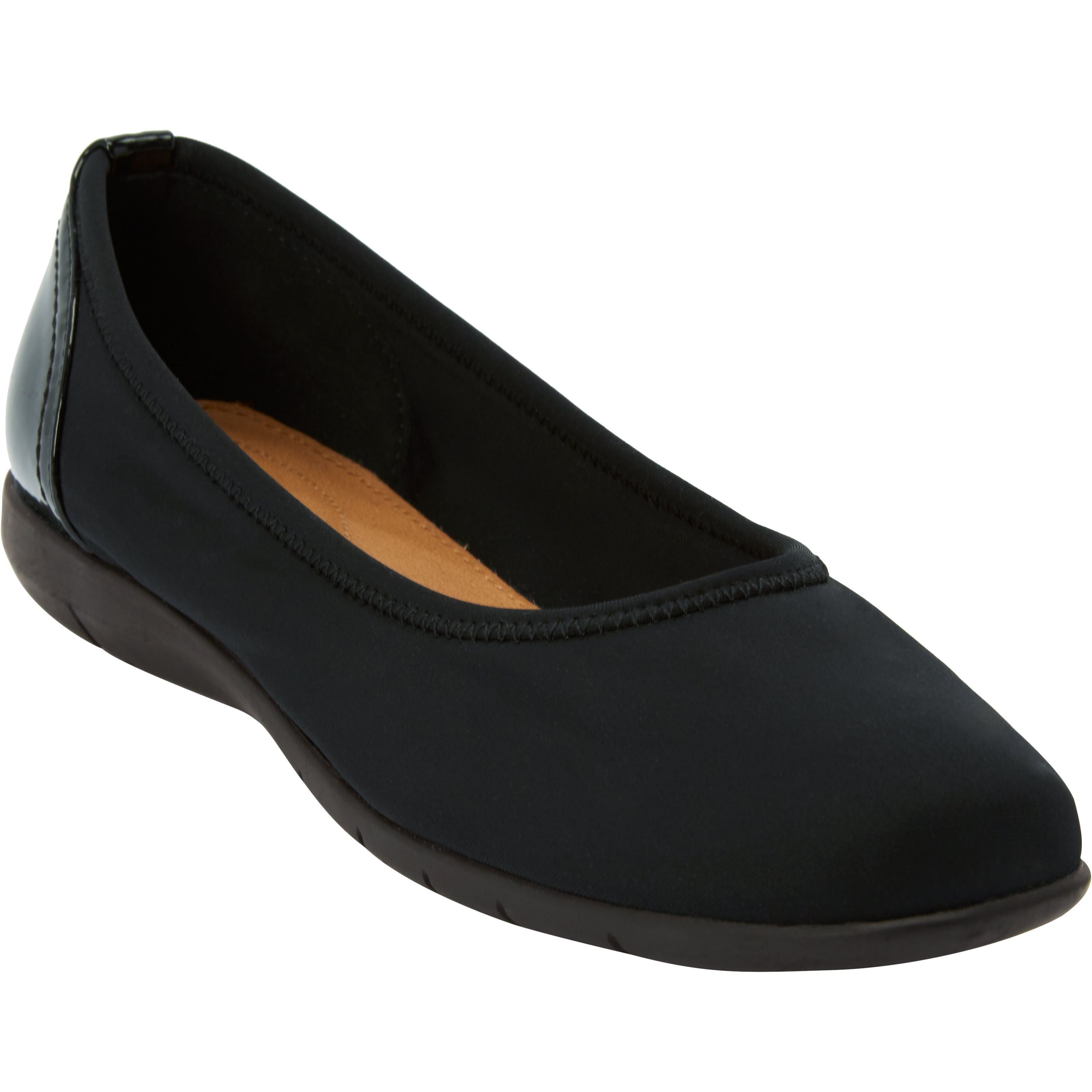 Comfortview Women's Wide Width The June Flat Comfortable Slip-On Loafer Shoe 