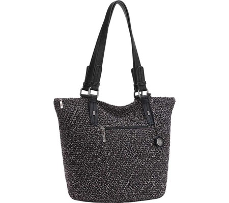 the sak silverwood crochet tote