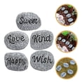 thumbnail image 1 of Minkissy 5Pcs Garden Rocks Resin Ornaments Grey Decorative For Craft Projects, 1 of 6