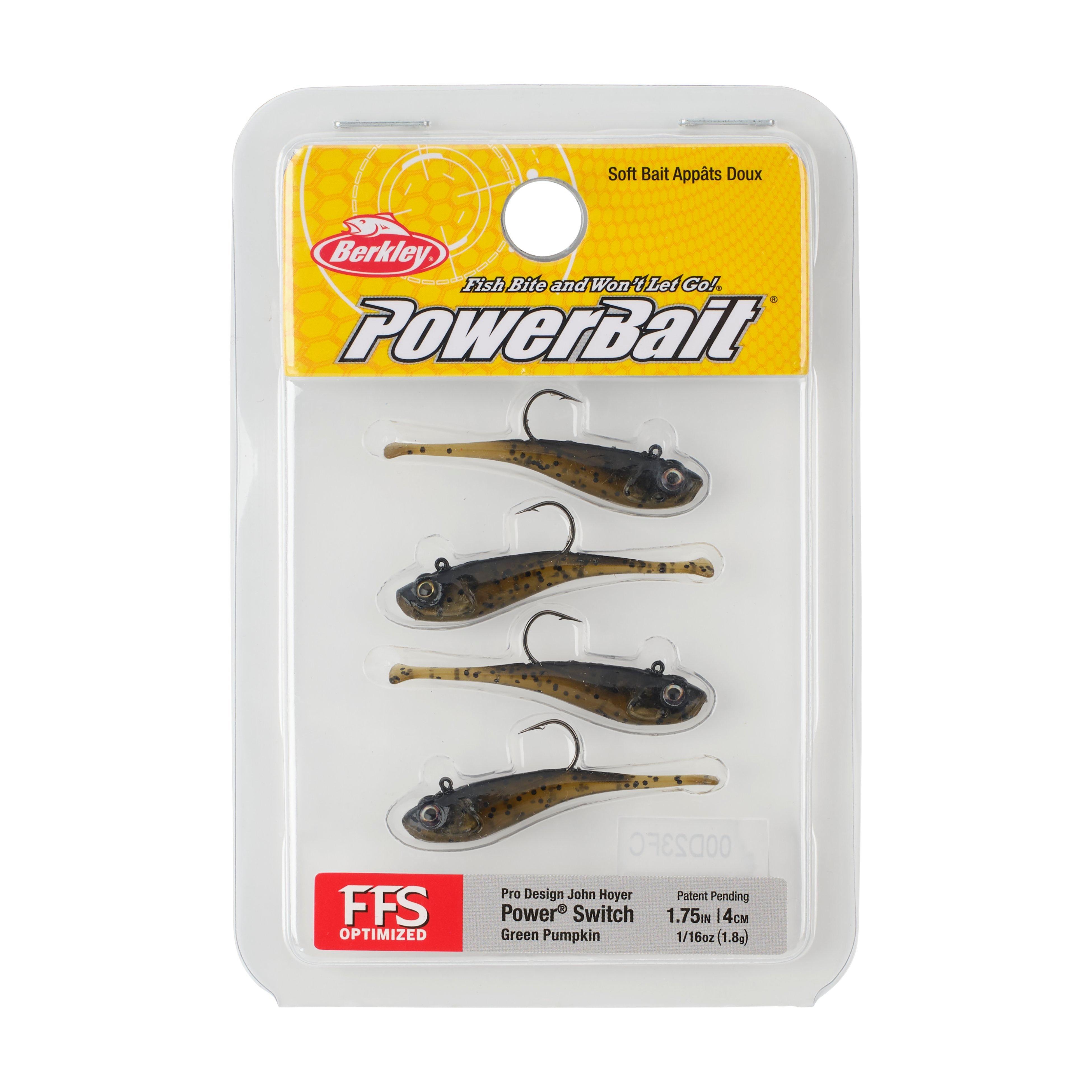 Berkley PowerBait® Power® Switch, 1.75 in, Green Pumpkin