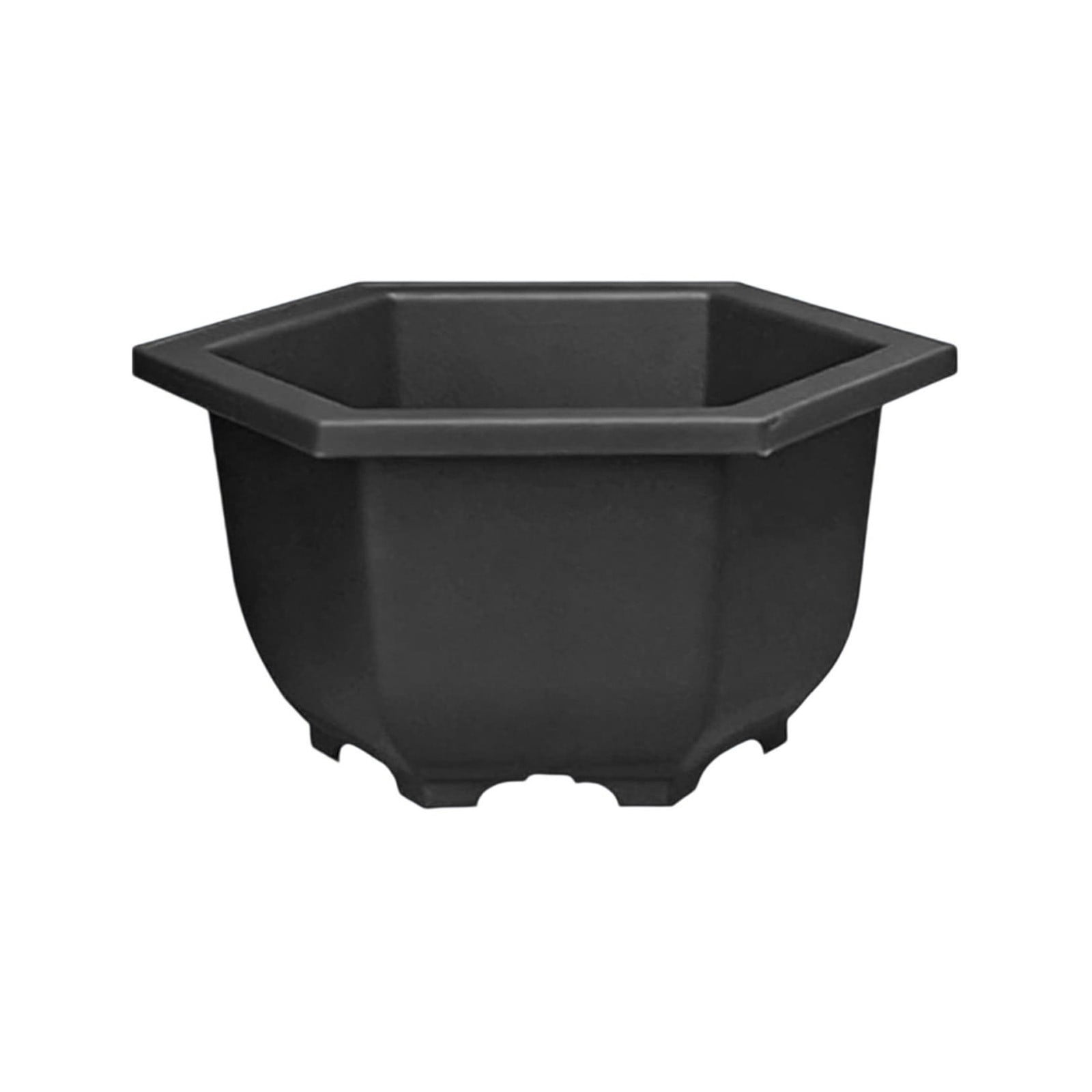 EDHITNR Flower Pot with Drainage Holes Lightweight Modern Planter for Home Gardening Balcony, Indoor Outdoor Potted Container