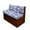 Blue Camouflage, variant on XYZCANDO Pink Leopard Print RV Dinette Cushions Comfortable RV Dinette Cushion Covers for Women Couch Cushion Covers Universal Loveseat Sofa Chair Cover Furniture Protector Camper Must Haves