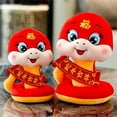 thumbnail image 5 of ZPAQI Stuffed Plush Toy Snake Chinese New Year Plush Toy Cartoon Fun Stuffed, 5 of 9